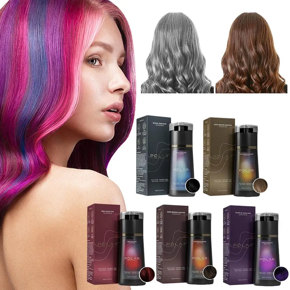 Hair Spray Color - Multi-Shade Gray Cover Haarshampoo Kit –