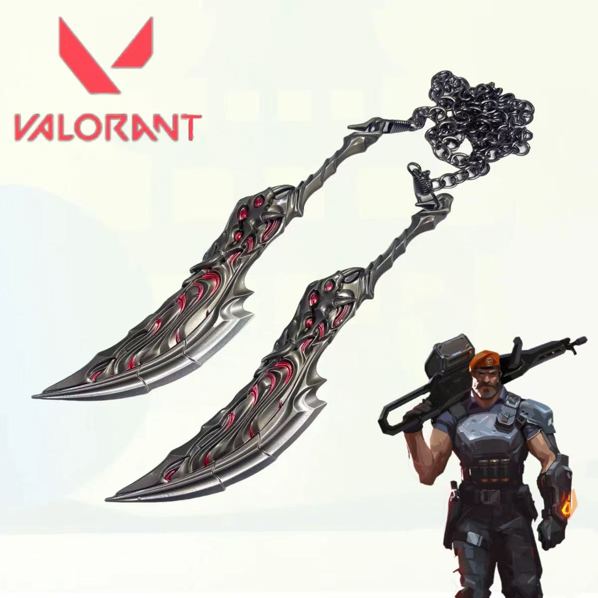 7,1 inch Valorant Flame Metal  - Cosplay Flame Prop recensie en prijs