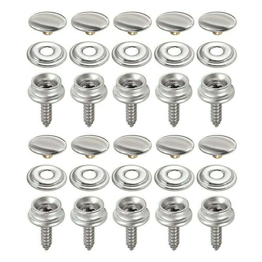 30 Stuks Snap Bevestiger Rvs C - Snap Fastener Set recensie en prijs