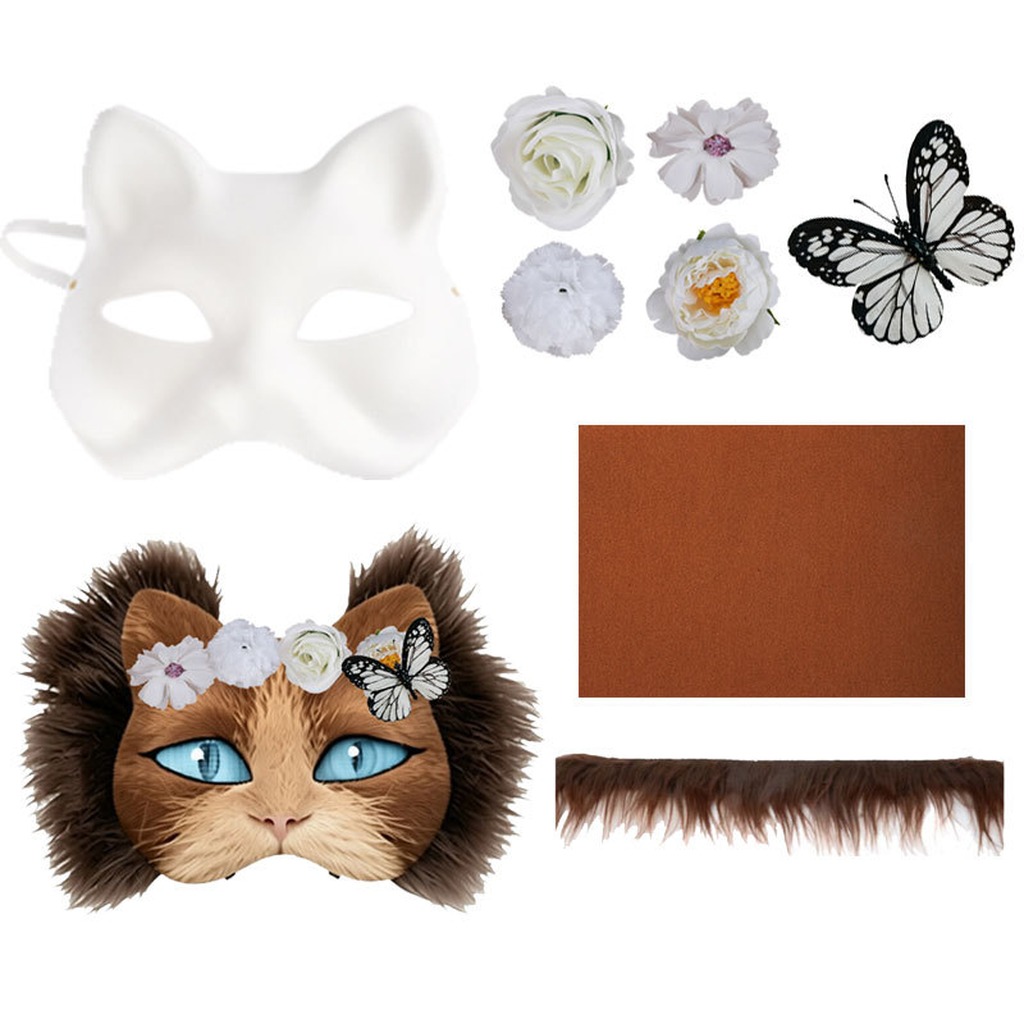 Masker met doe-het-zelf schild - Cosplay Prop Painting recensie en prijs